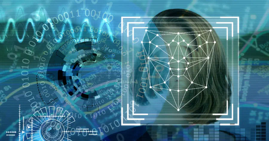Digital facial landmark detection over a woman’s face